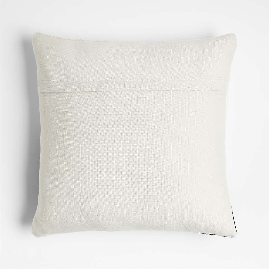 Monterey 20x20 Black Outdoor Throw Pillow thumbnail 3