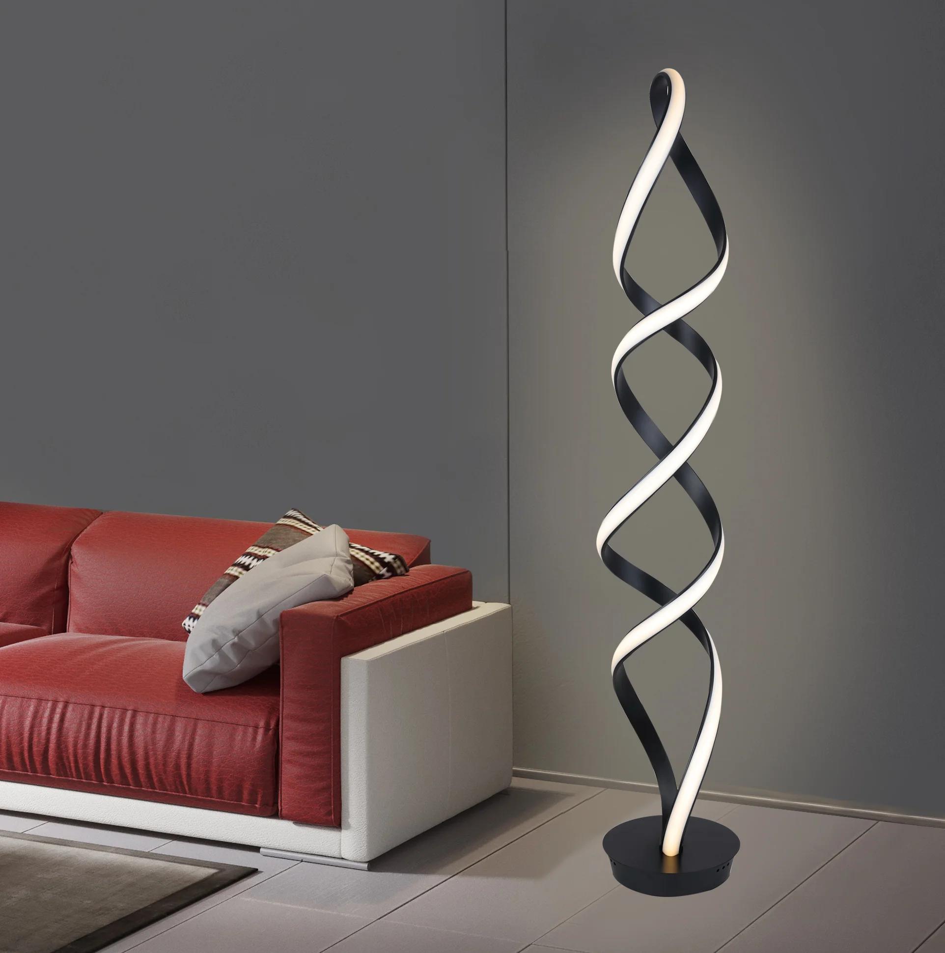 Satie Black LED Novelty Floor Lamp thumbnail 2