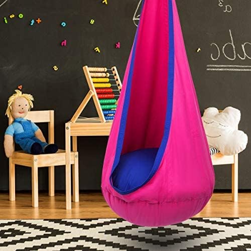 Y STOP Kids Pod Swing Seat Pink and Blue thumbnail 3