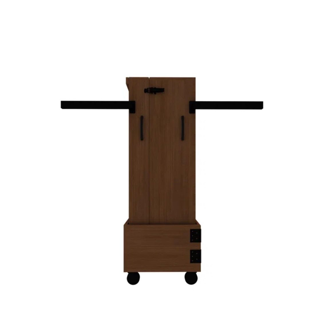 Ambrosia Queen Solid Wood Mobile Murphy Bed thumbnail 2