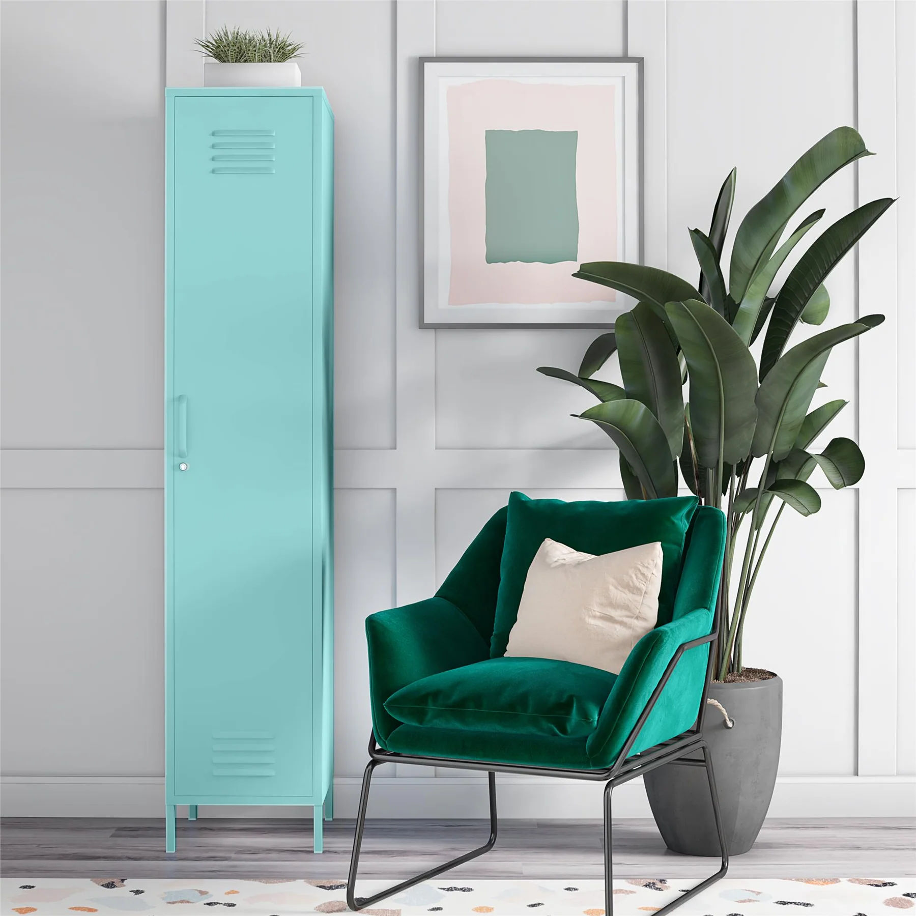 Cache Single Metal Locker Storage Cabinet thumbnail 3