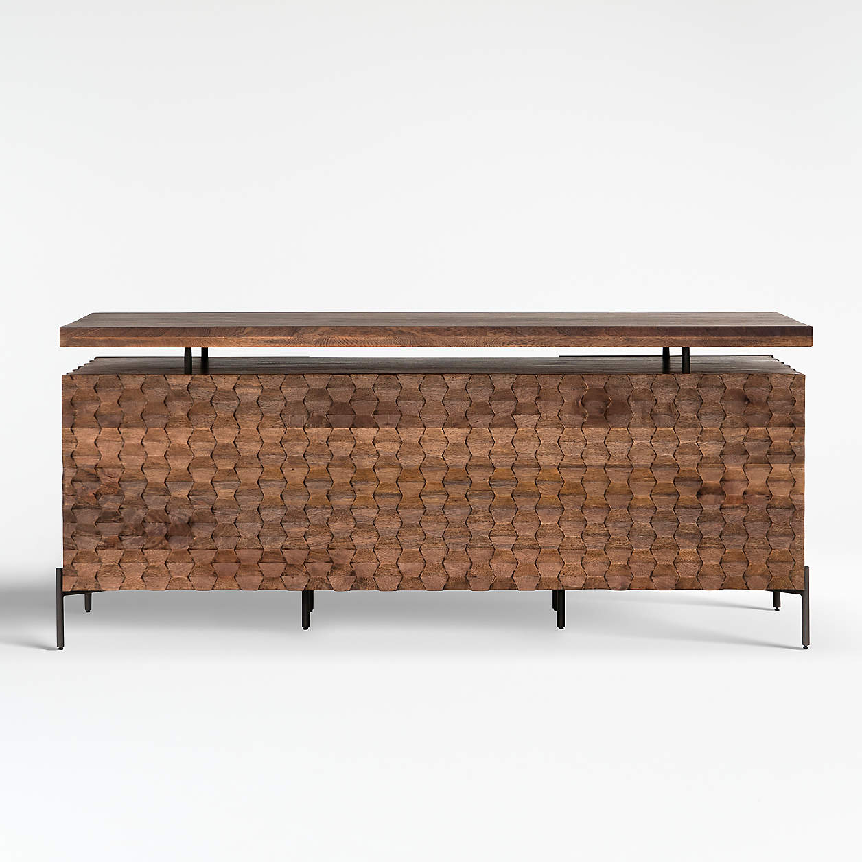 Raffael Carved Wood Executive Desk thumbnail 5