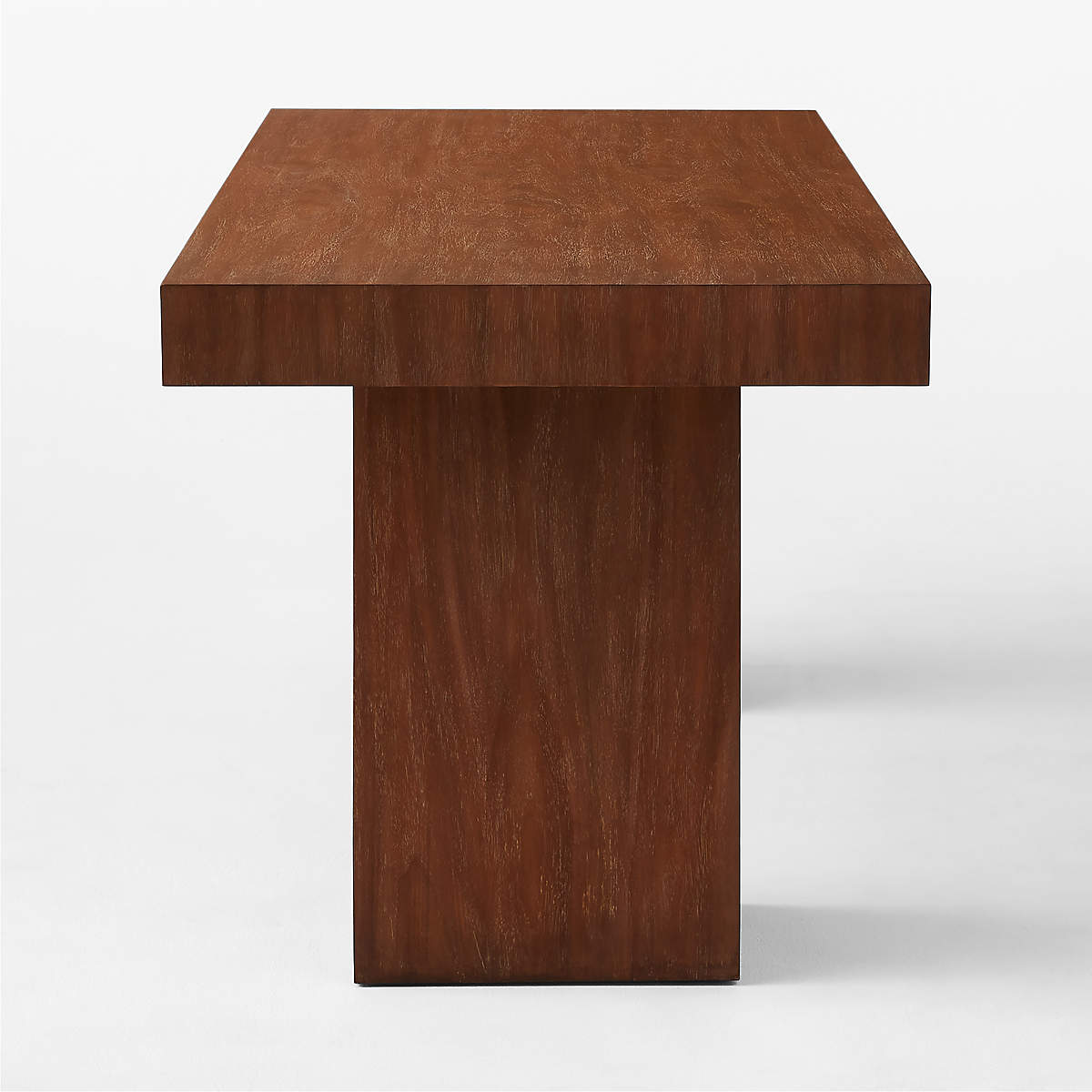 Ridge Cerused Acacia Wood Desk With Drawer thumbnail 3