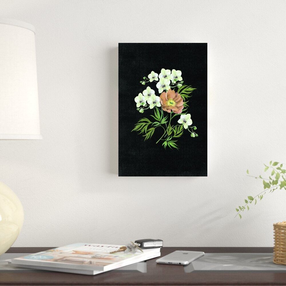 Flowers On Black Background thumbnail 2