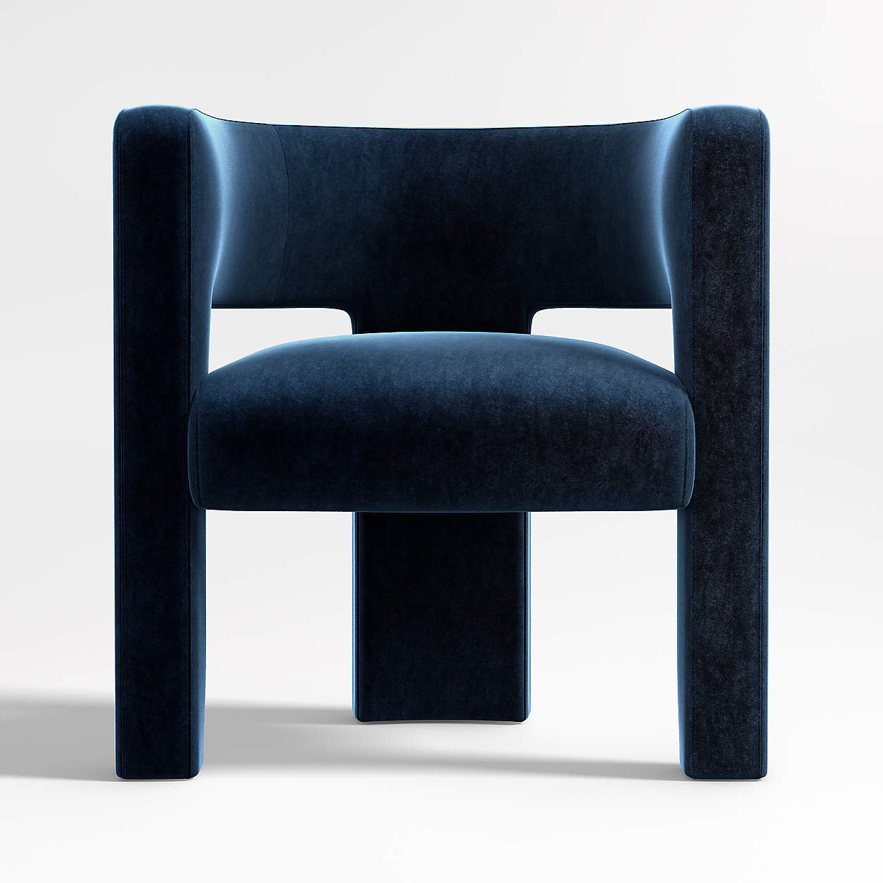 Sculpt Velvet Accent Chair thumbnail 3