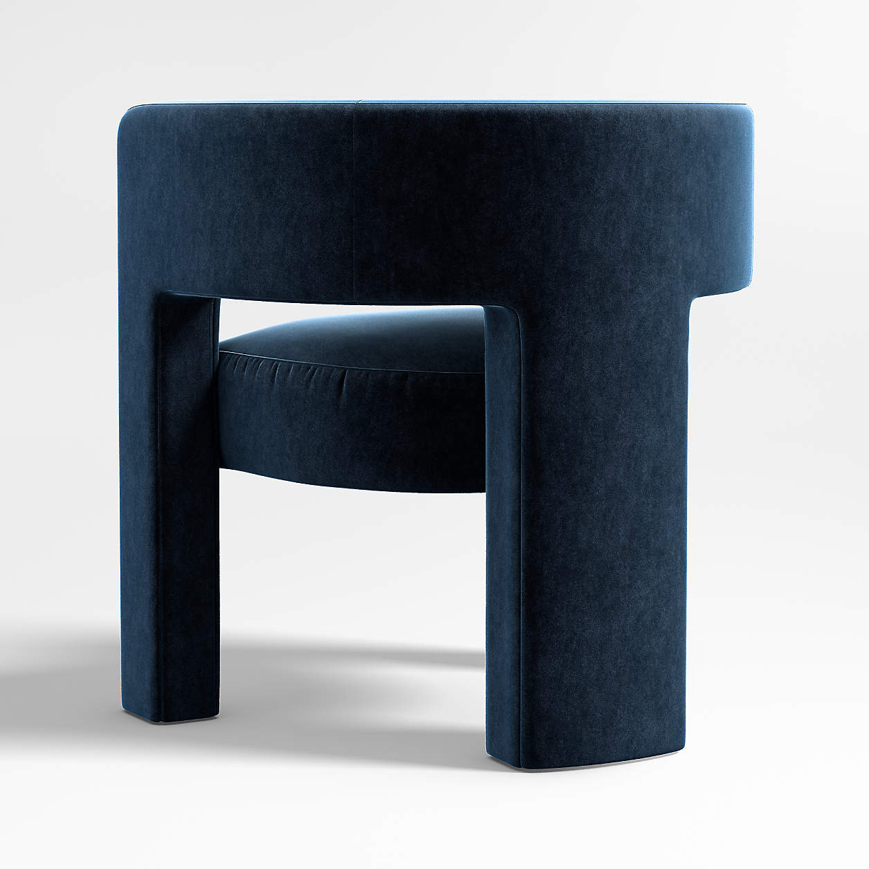 Sculpt Velvet Accent Chair thumbnail 5