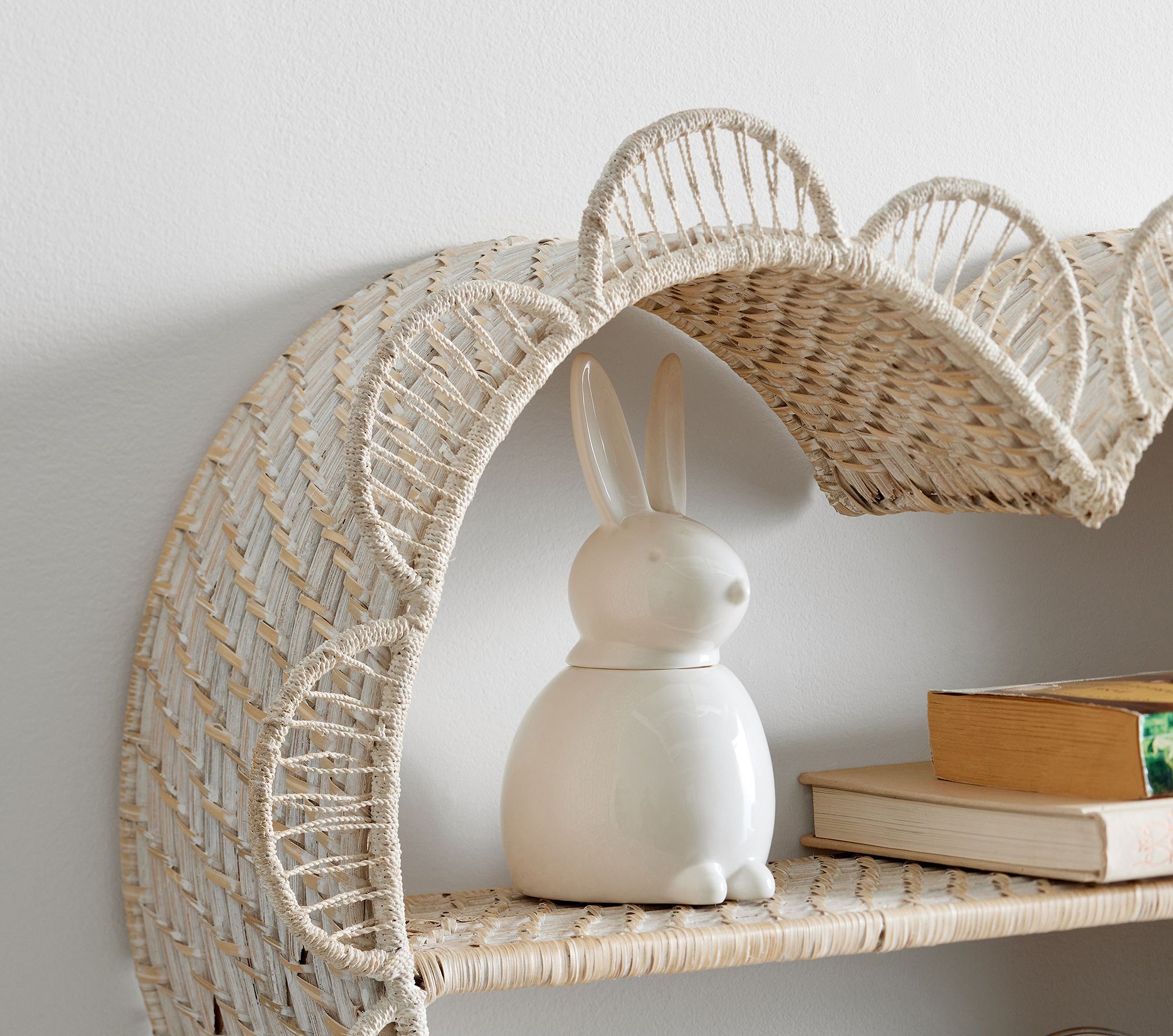 Quinn Rattan Heart Shelf thumbnail 3