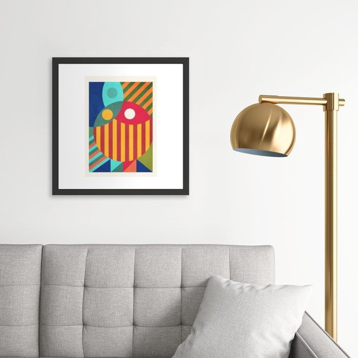 Abstract Circles 3 Framed Art Print thumbnail 2