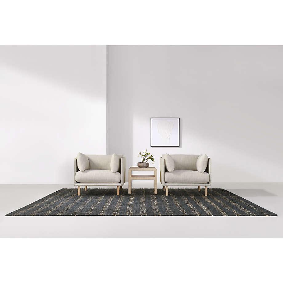 Meadow Grasscloth Side Table thumbnail 3
