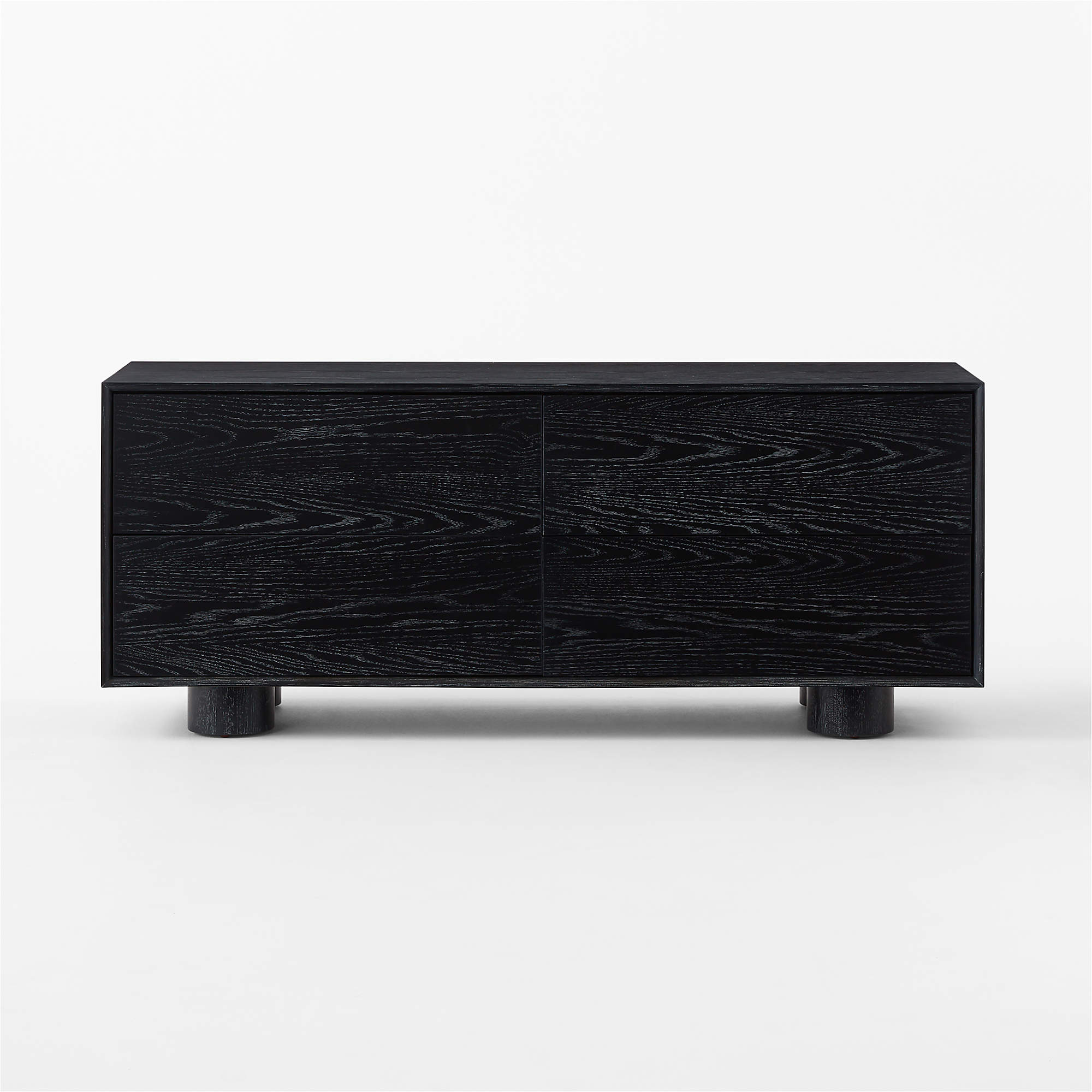 Cantar 4-drawer Cerused Black Oak Dresser thumbnail 5