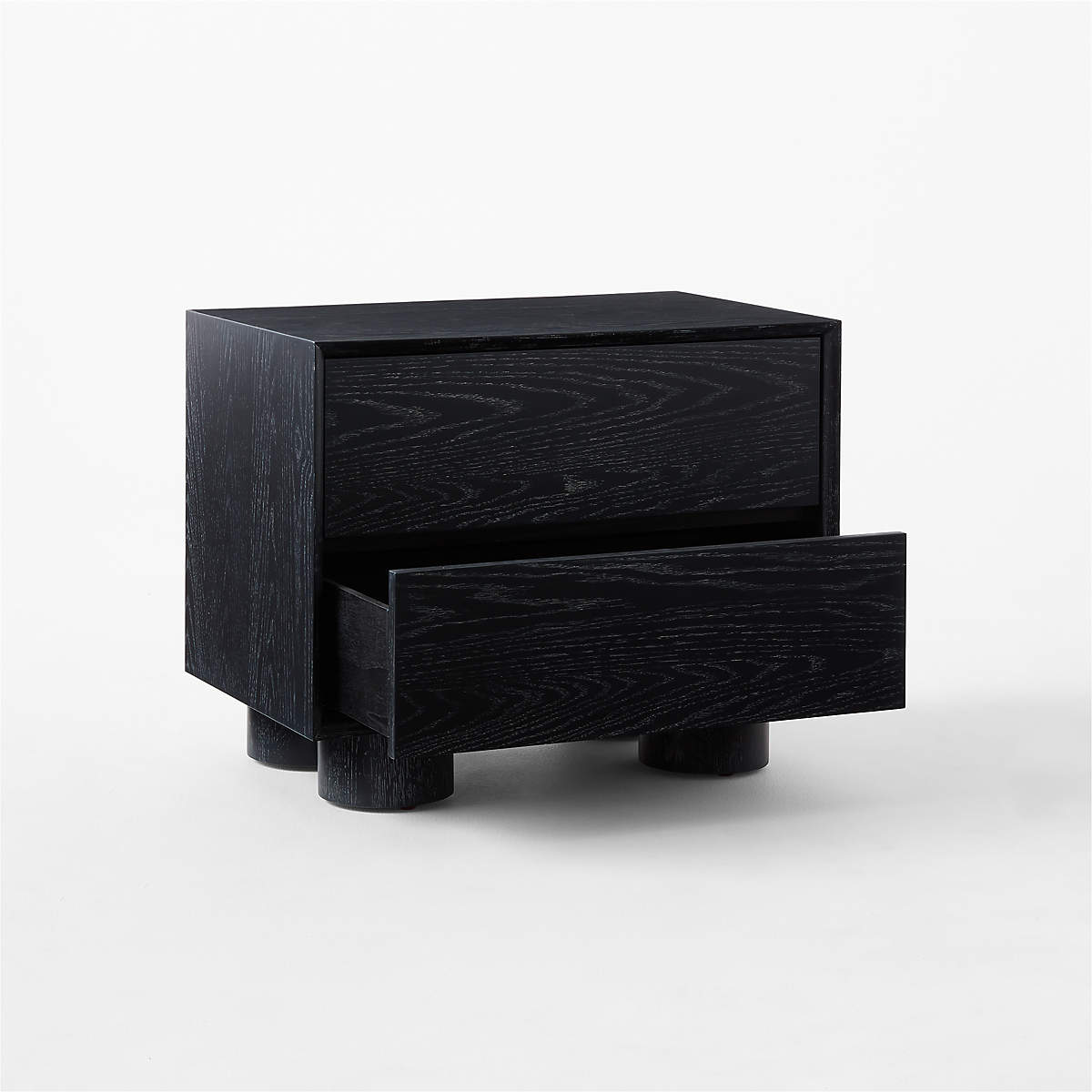 Cantar Cerused Black Oak Nightstand thumbnail 4