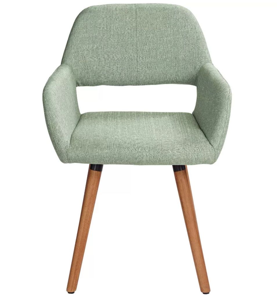 55 Downing Street Nelson Sea Foam Green Fabric Chair thumbnail 2