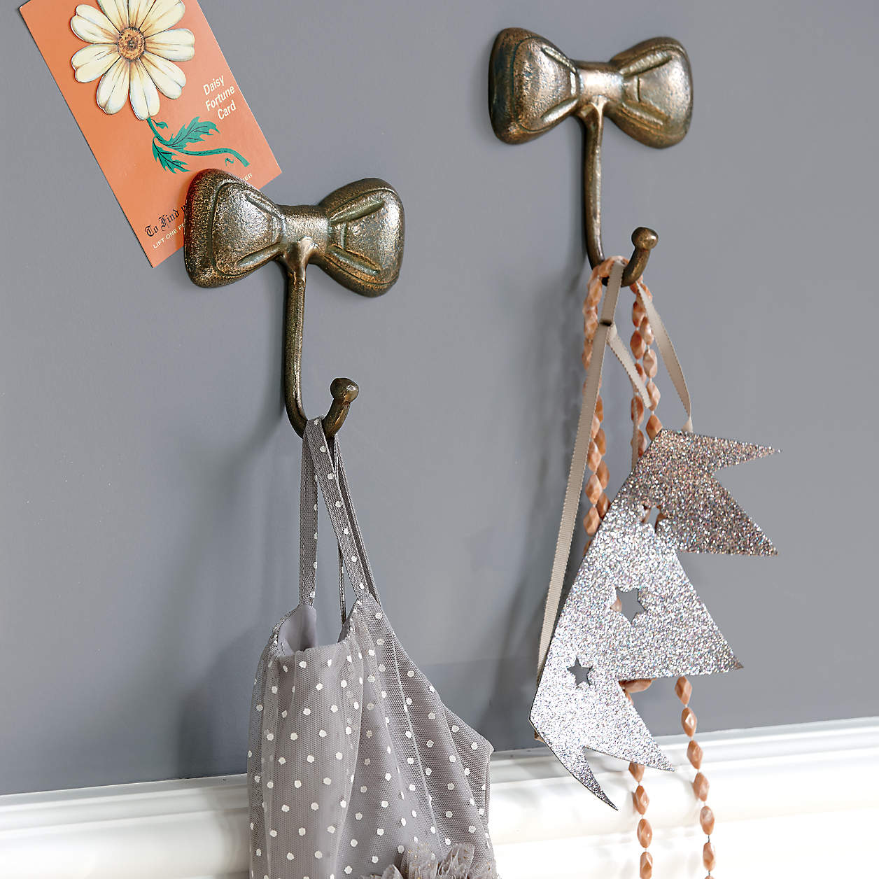 Little Bow Metal Wall Hook thumbnail 4