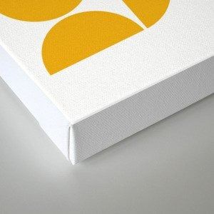 Mid Century Modern Geometric Canvas Print thumbnail 2