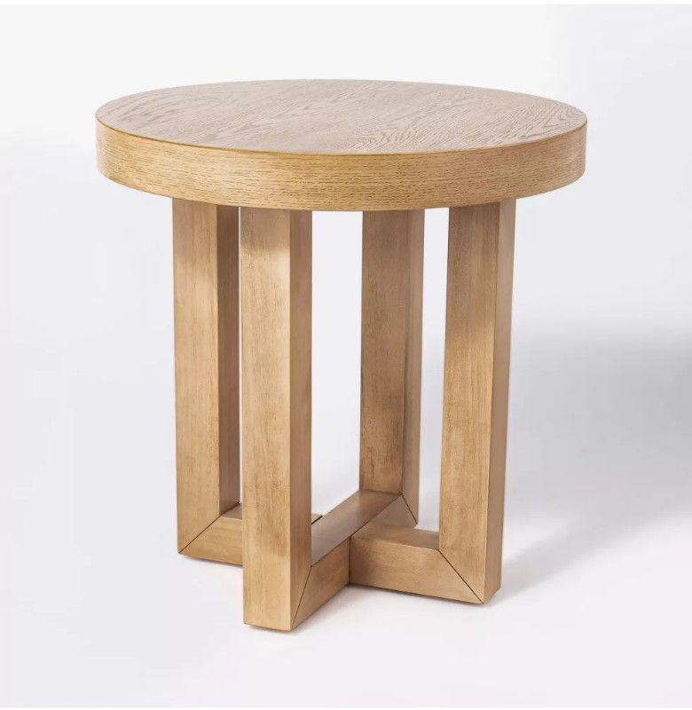 Rose Park Round Wood End Table thumbnail 3