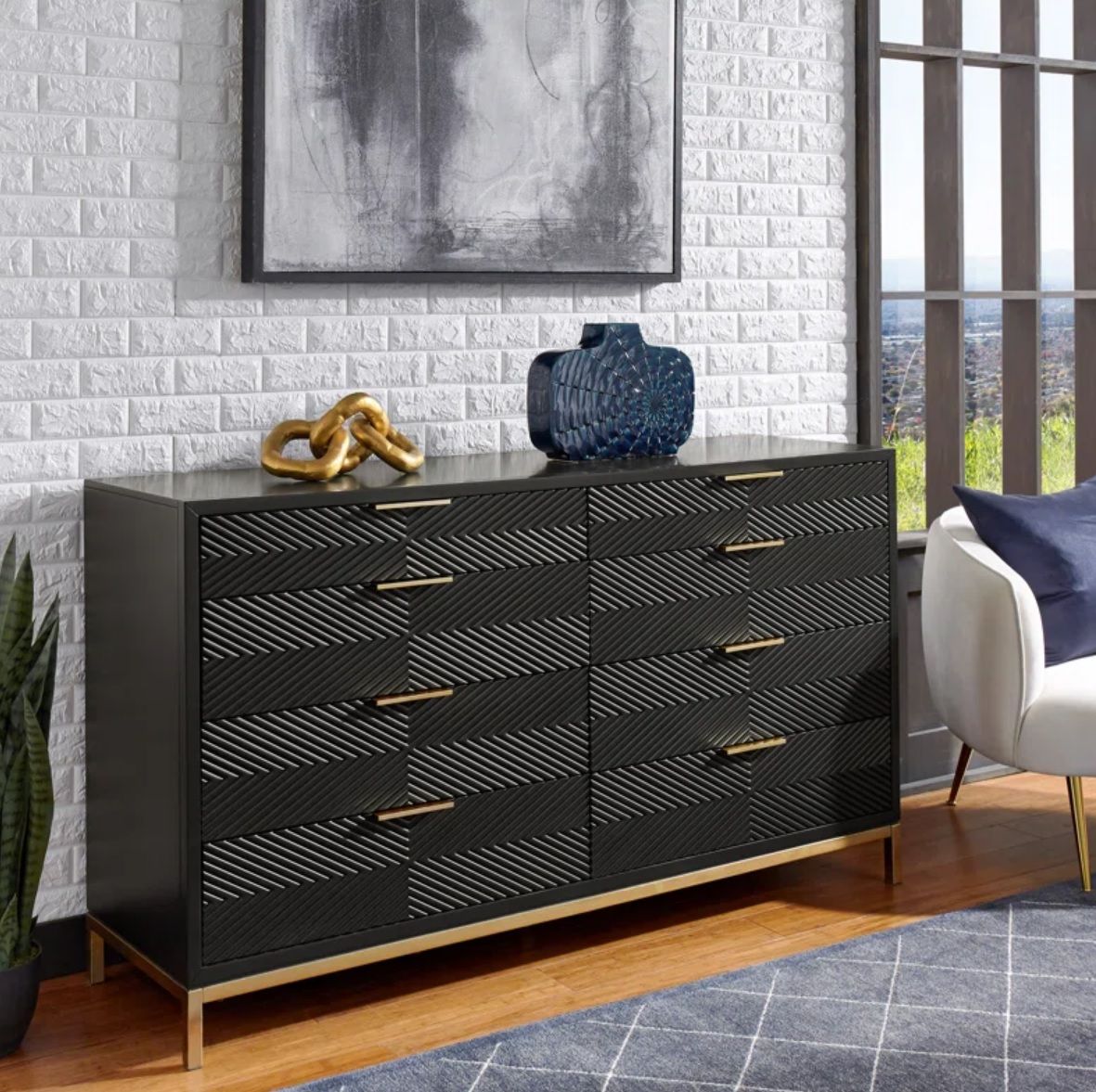 Bentzel 8 Drawer W Double Dresser thumbnail 2