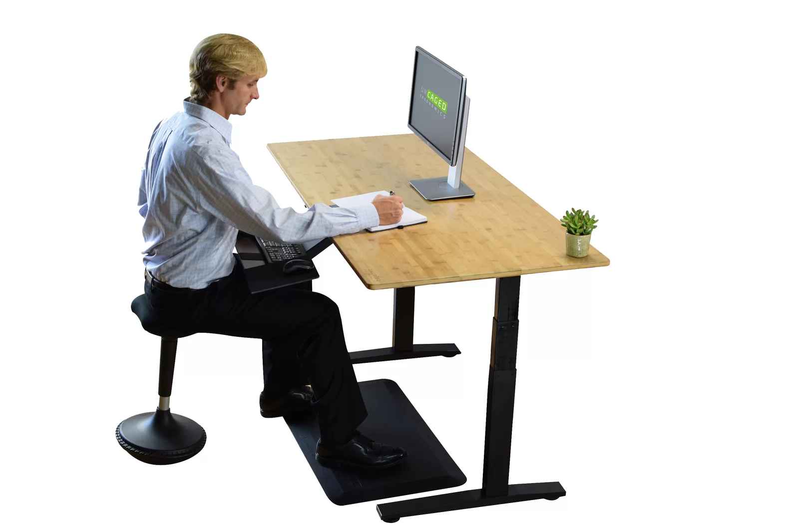 Belpre Height Adjustable Standing Desk-30" thumbnail 3