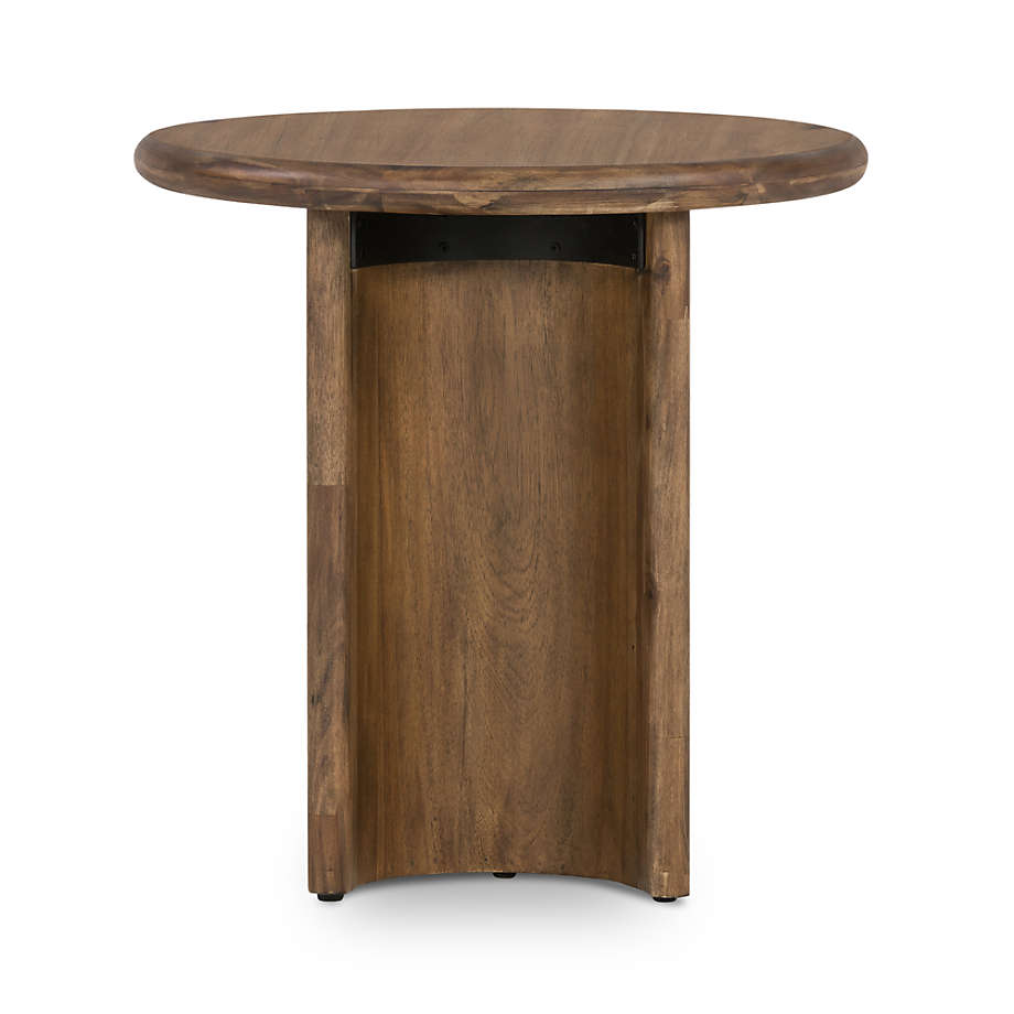 Panos Acacia Wood End Table thumbnail 3