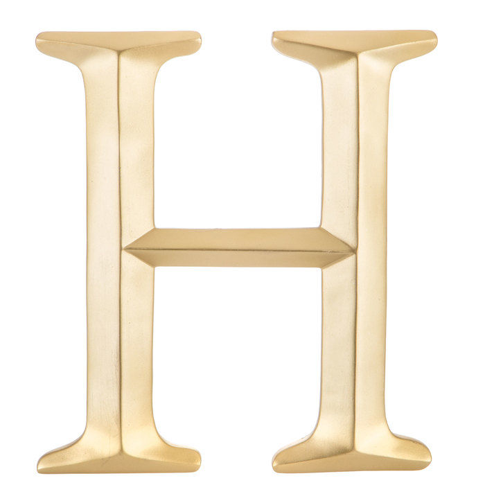 Gold Letter Wall Decor H thumbnail 2