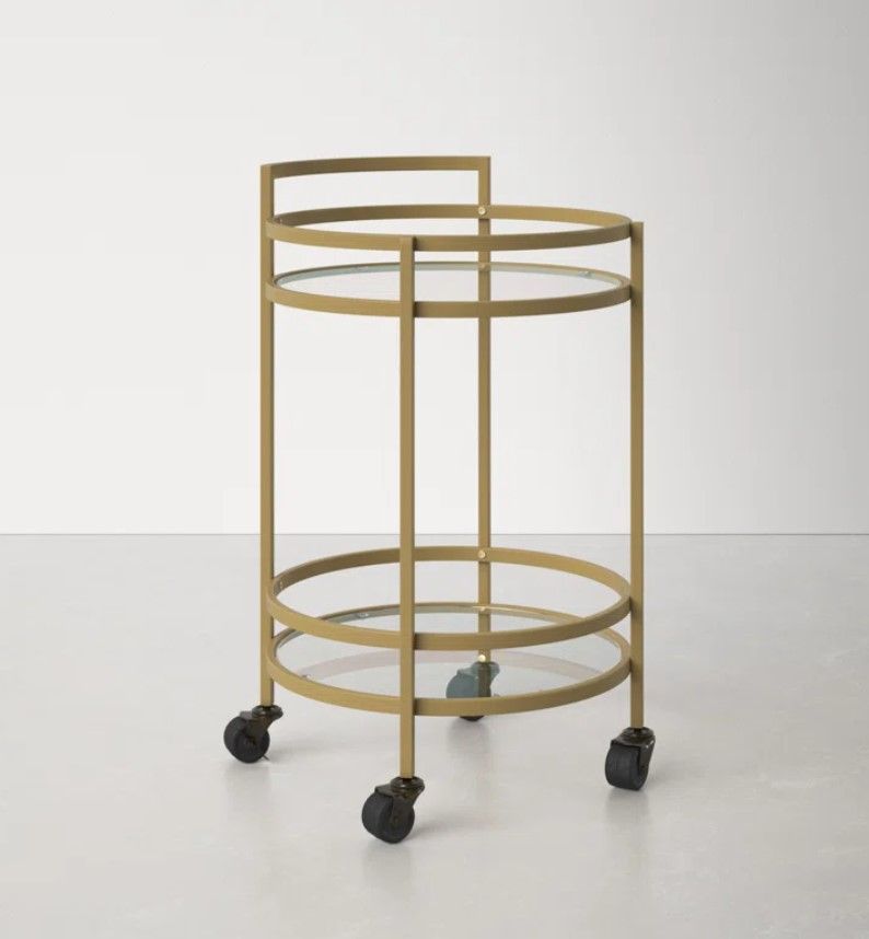 Augusto Metal Bar Cart thumbnail 3