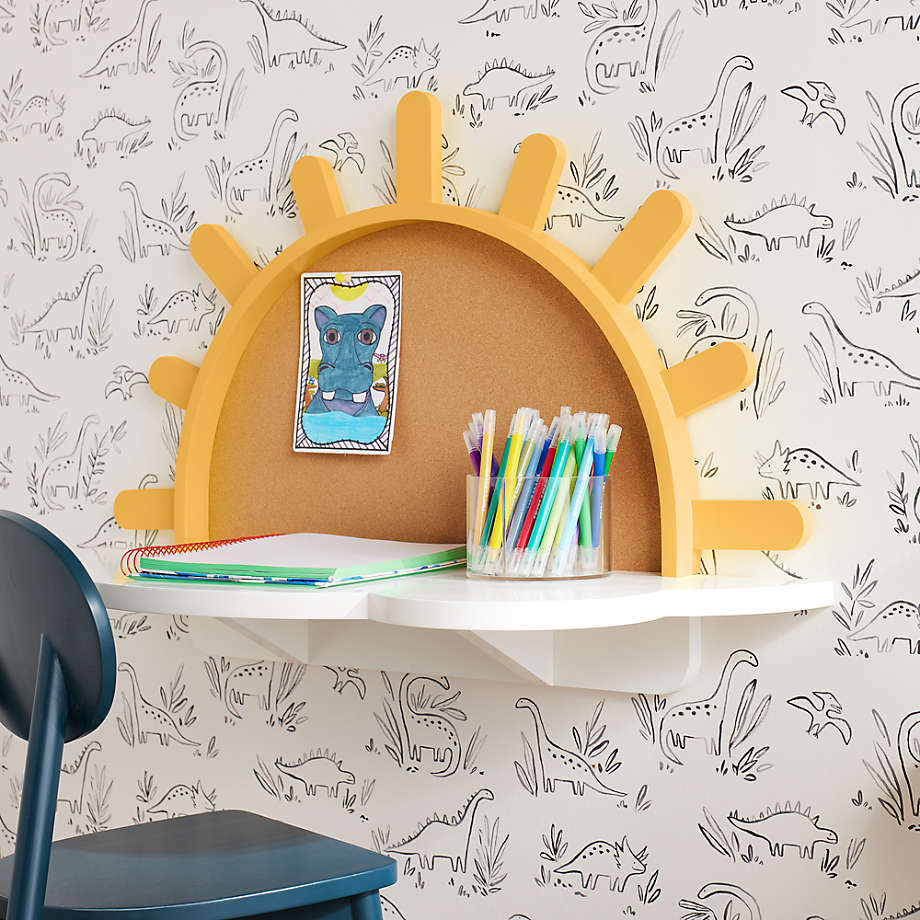 Sunshine Wood Wall-Mounted Kids Table thumbnail 3