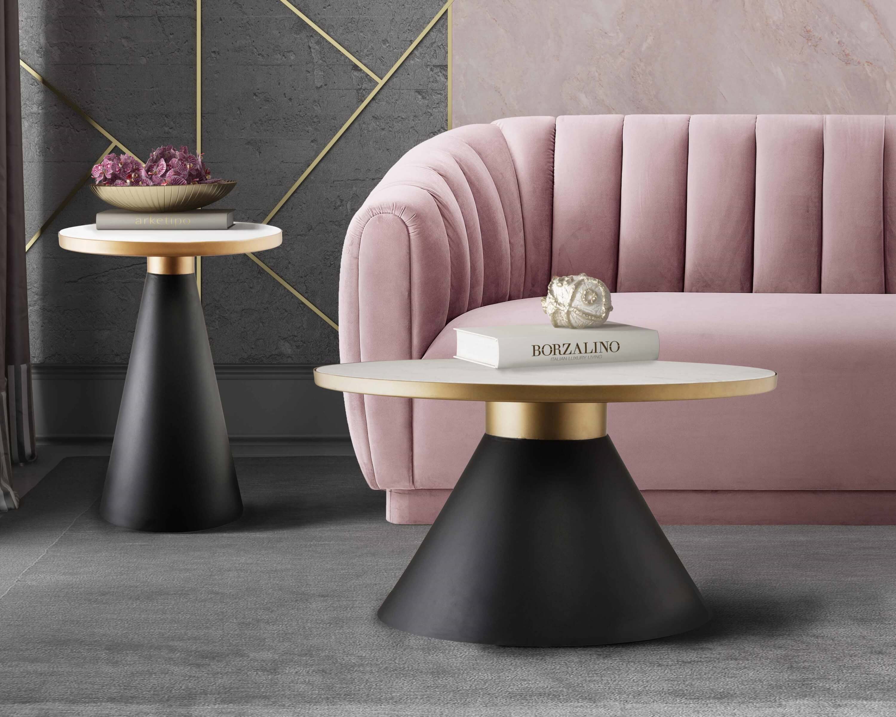 Benjamin Marble Side Table thumbnail 2
