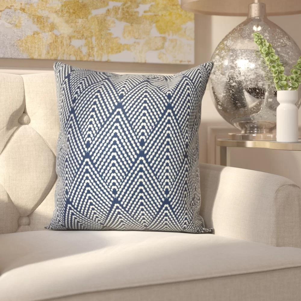Kira Geometric Throw Pillow-18"x18" thumbnail 2