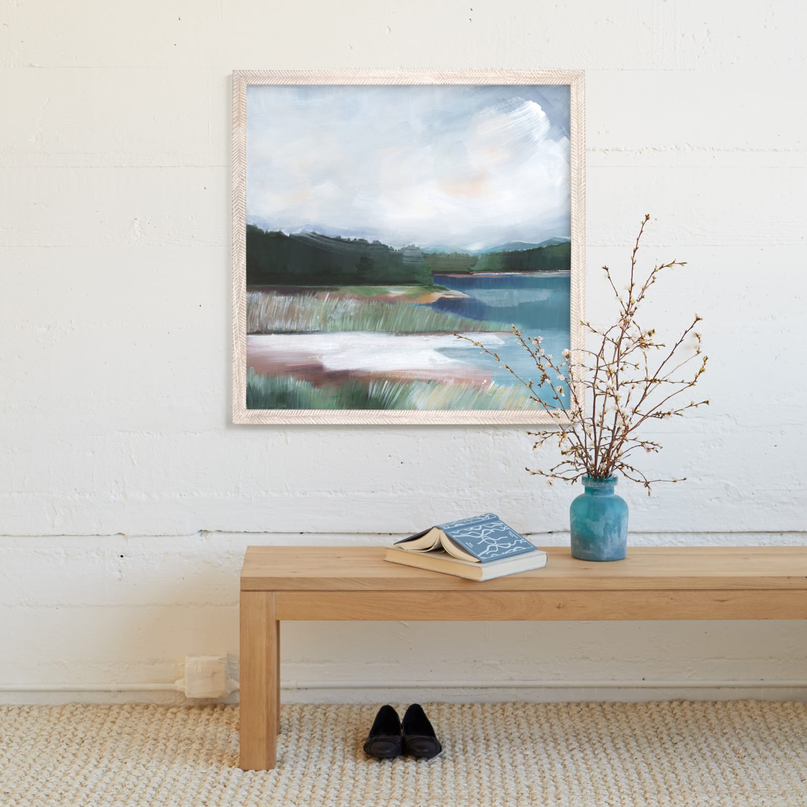 Torrey Pines I  With Frame 30"x30" thumbnail 2