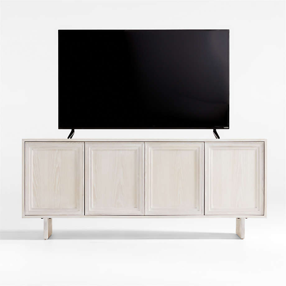 Somerset Wood Storage Media Console thumbnail 2
