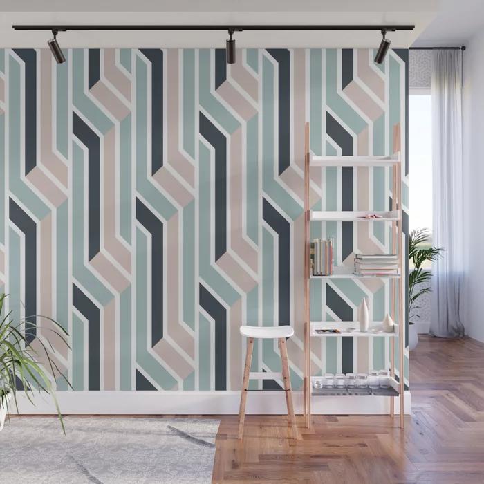 Sophisticated Pattern Wall Mural-12'x8' thumbnail 2
