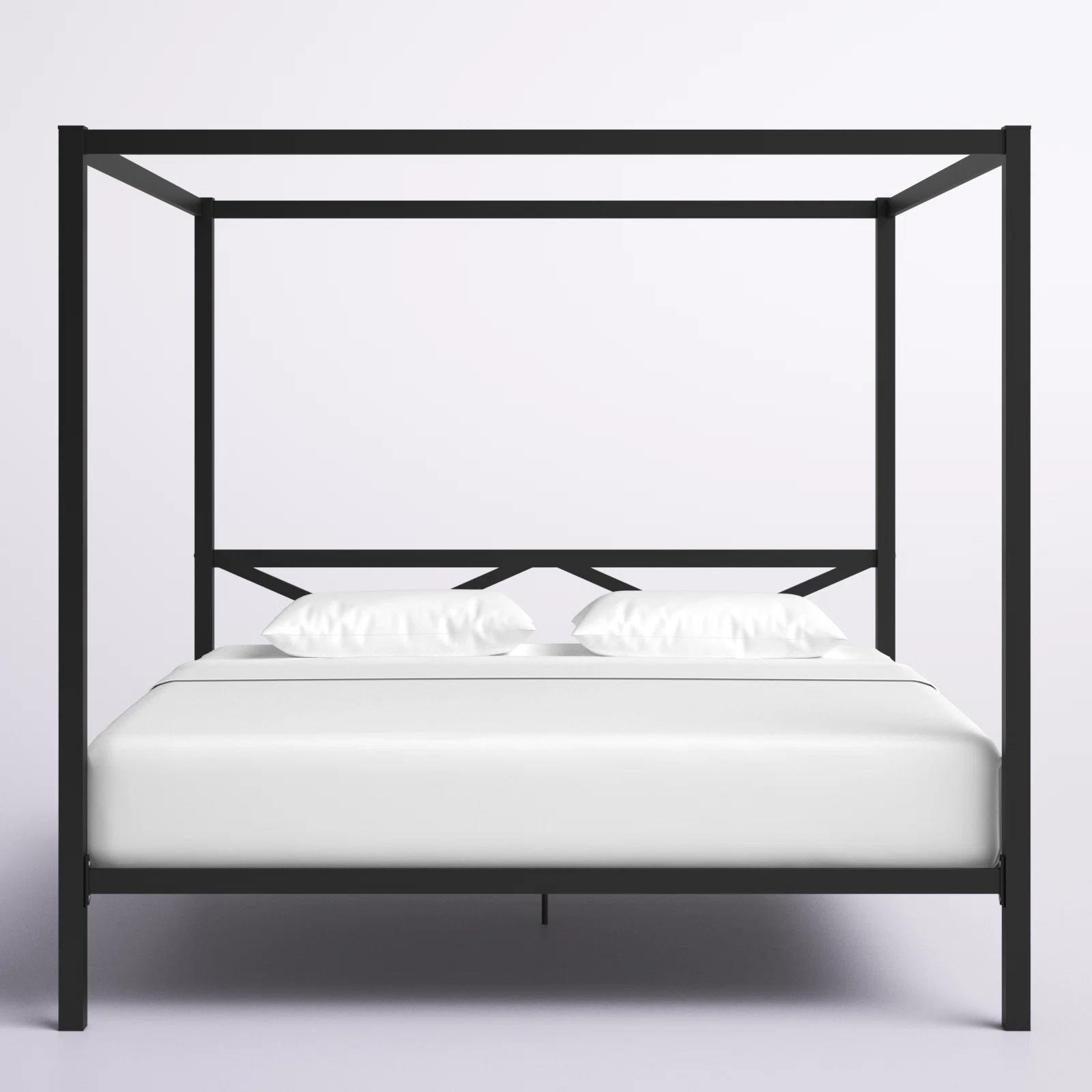 Atikah Metal Canopy Bed-King thumbnail 3