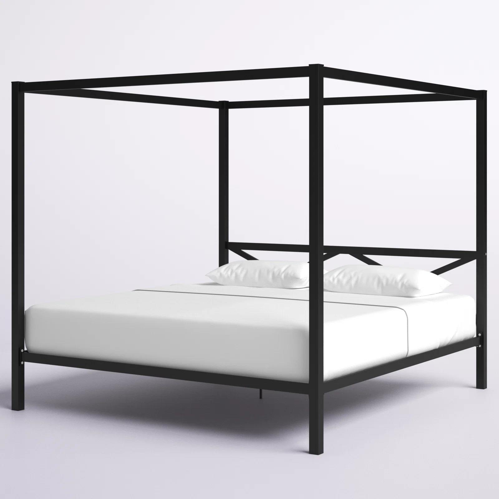 Atikah Metal Canopy Bed-King thumbnail 4
