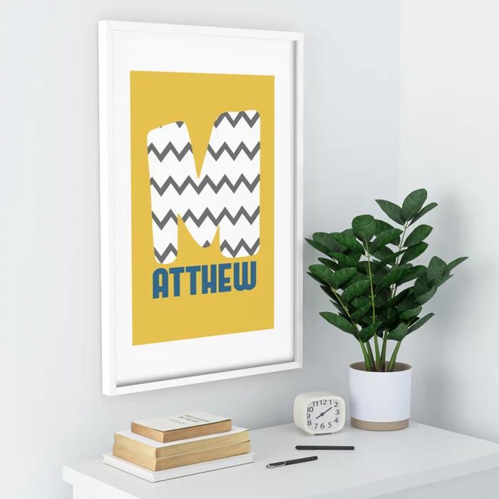 M Atthew Wall Decor Recessed with Frame-24"x36" thumbnail 2
