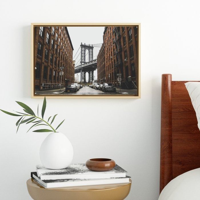 NYC  Maps and Cities HD Framed Canvas thumbnail 2