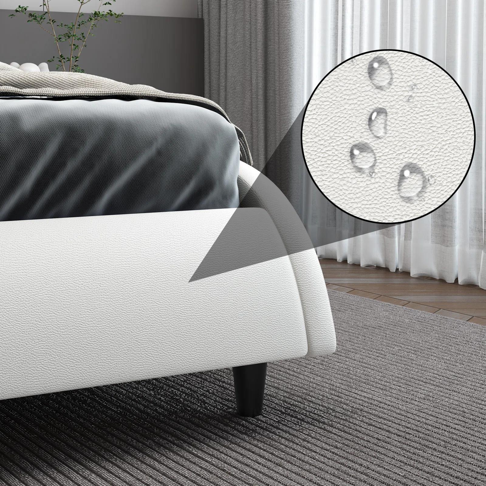 Lighted Headboard Platform Bed-Full thumbnail 5