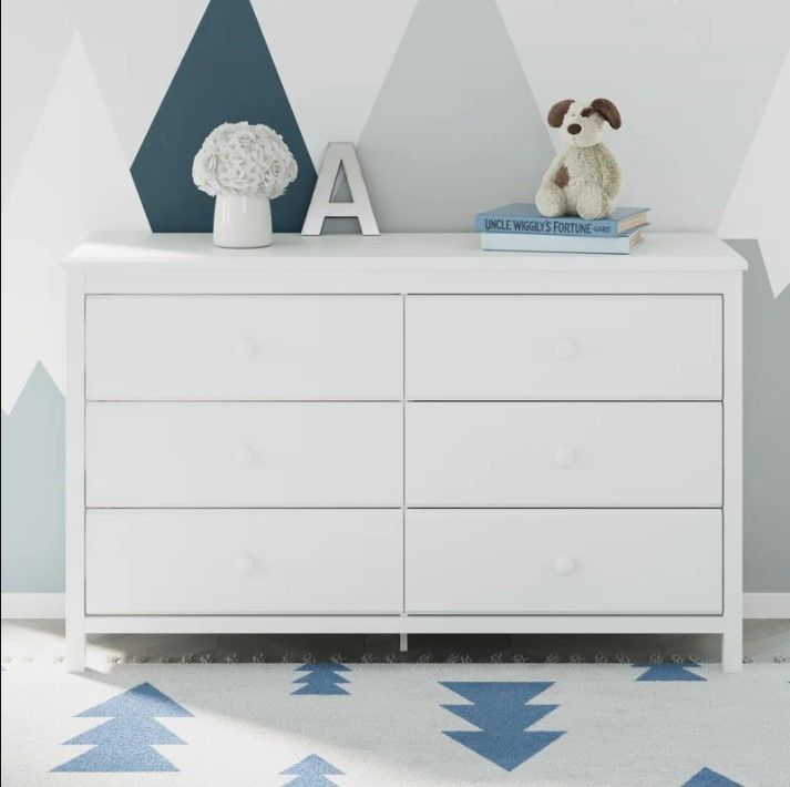 Alpine 6 Drawer Double Dresser thumbnail 2