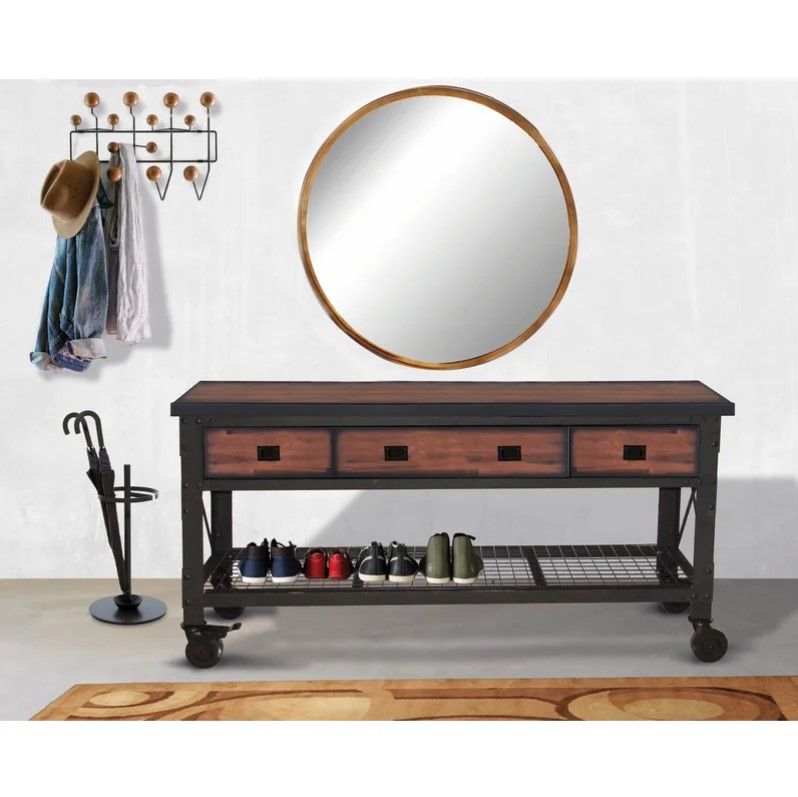 Rolling Butcher Block Top Workbench thumbnail 2