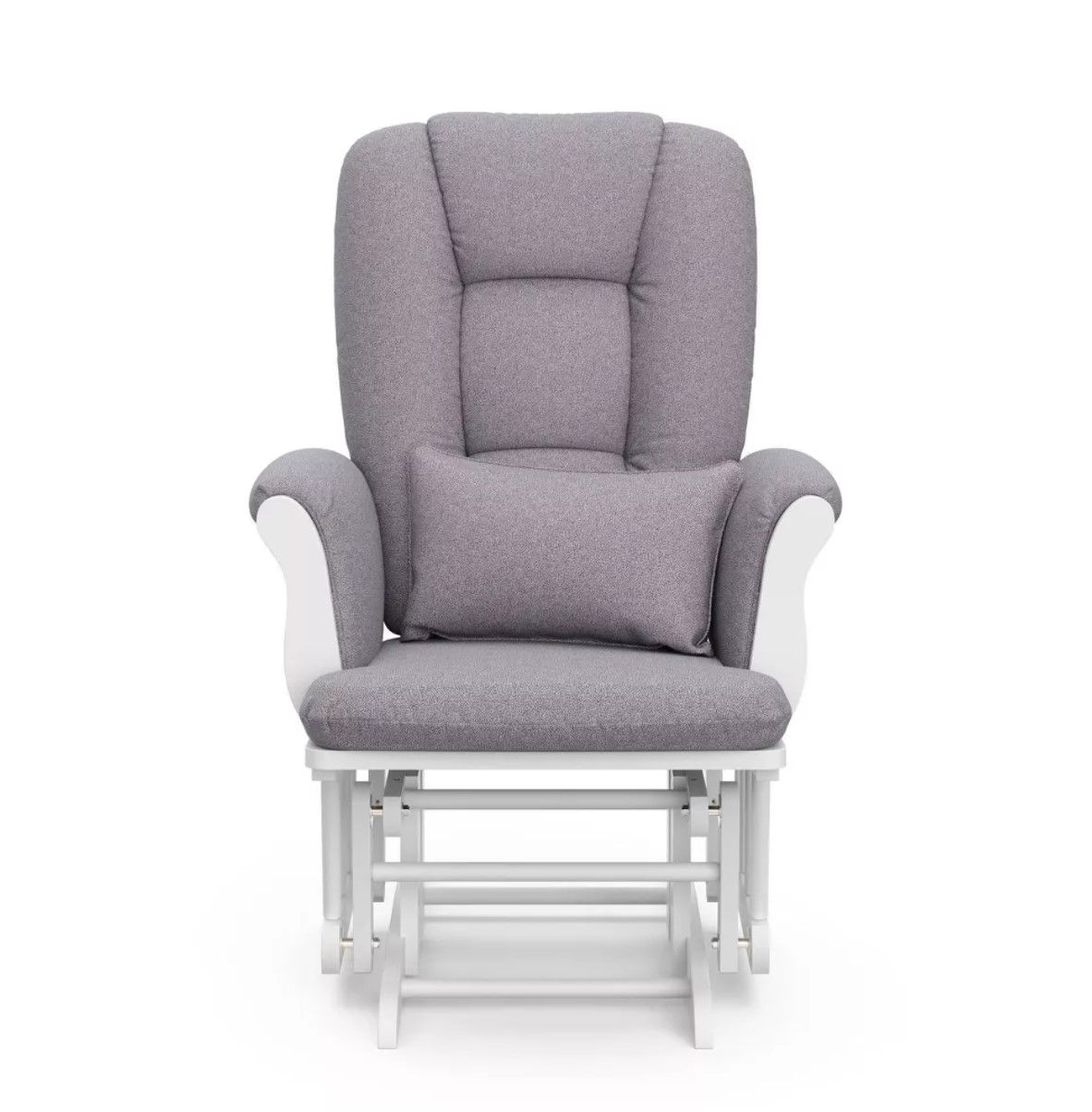 Storkcraft Tuscany White Frame Glider and Ottoman thumbnail 3