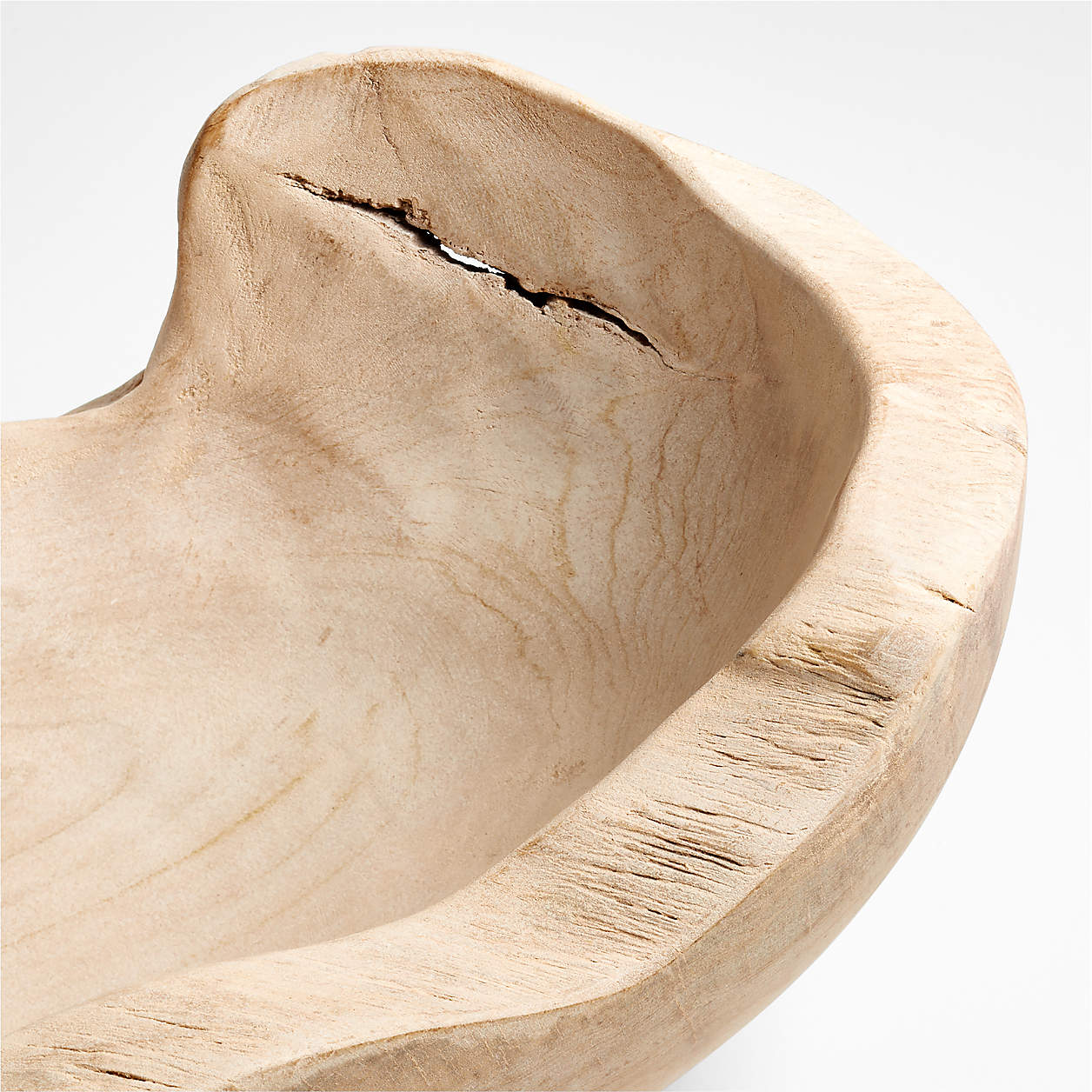 Cosimo Oversized Teak Wood Centerpiece Bowl thumbnail 4
