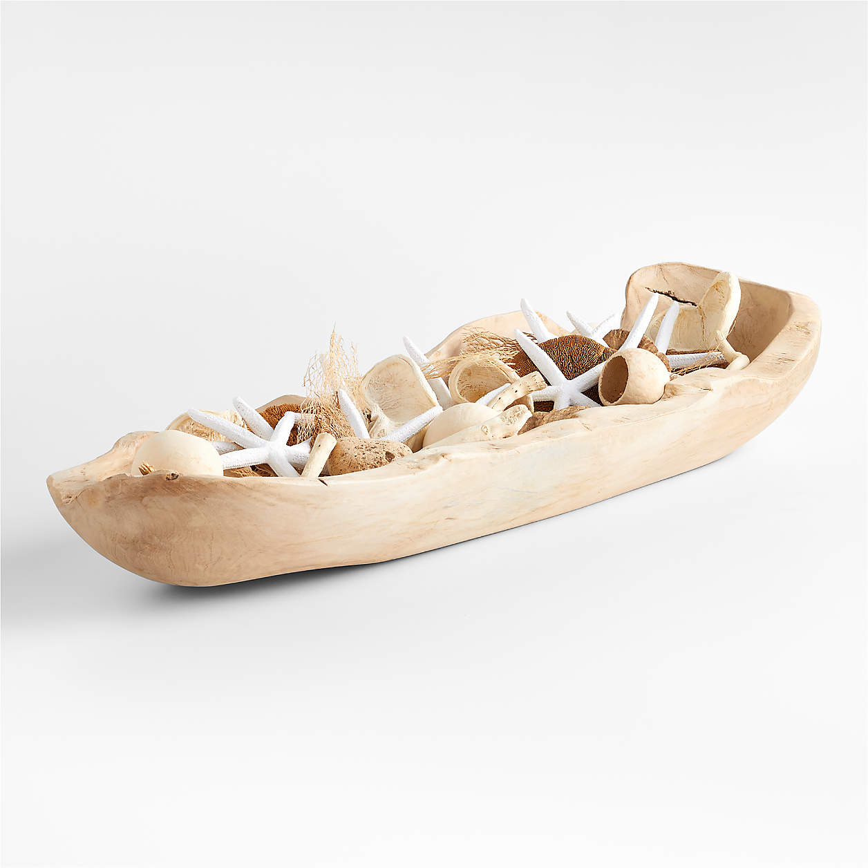 Cosimo Oversized Teak Wood Centerpiece Bowl thumbnail 5