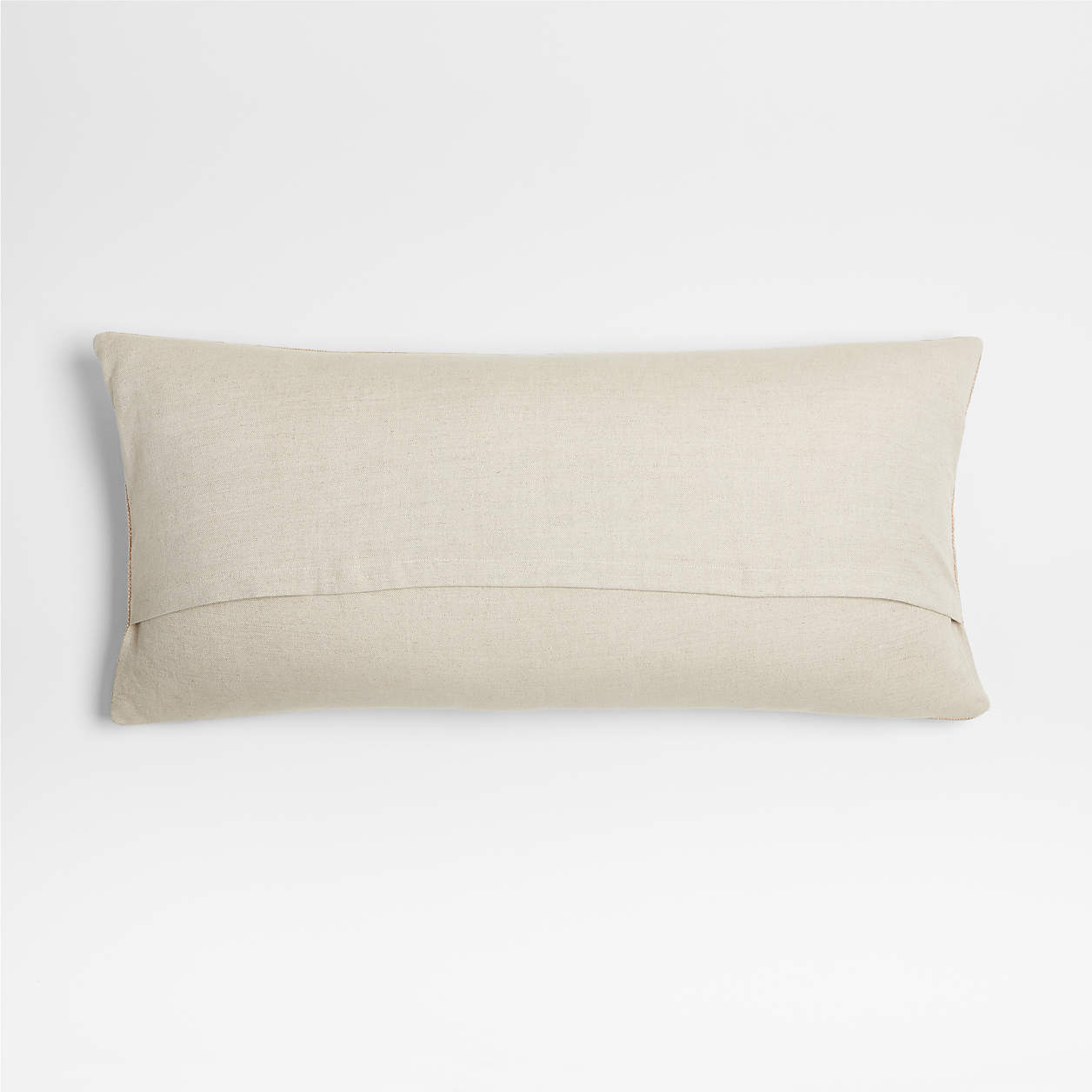 Earl Arnold Cotton Frothy Beige Throw Pillow-36"x16" thumbnail 2