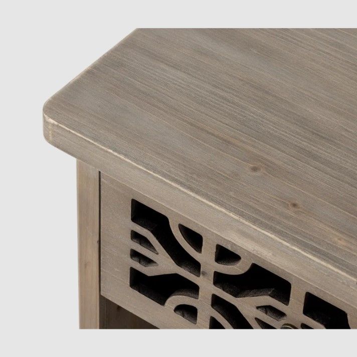 Aleksandria One Drawer Nightstand thumbnail 2