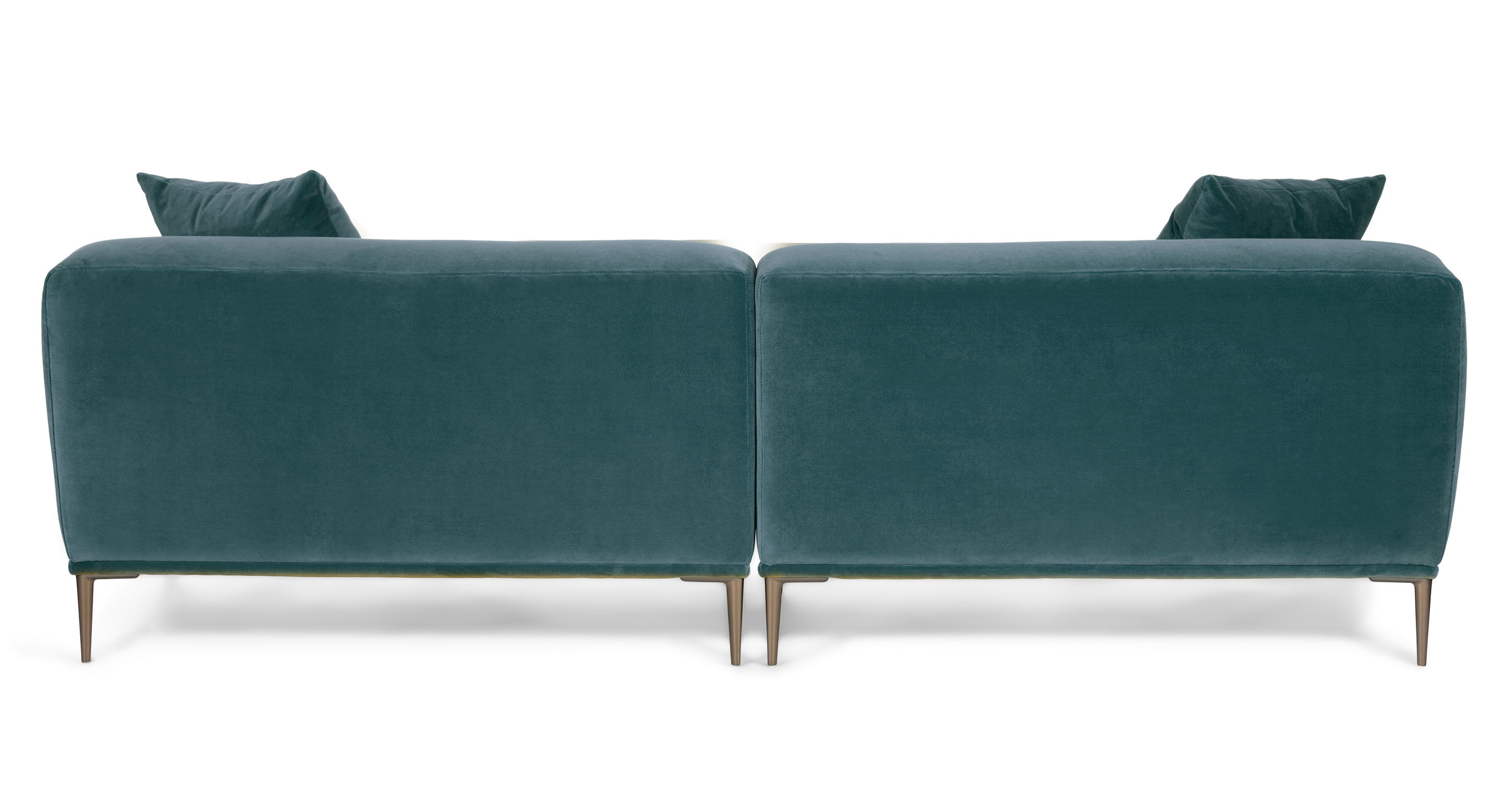 Abisko Plush Pacific Blue Sofa thumbnail 5