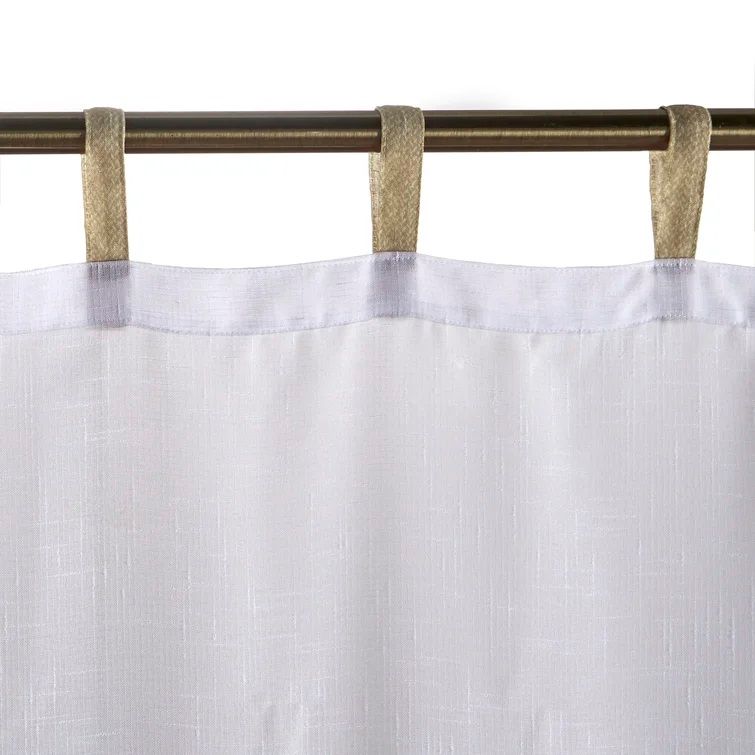 Janig Polyester Sheer Curtain Panel thumbnail 2