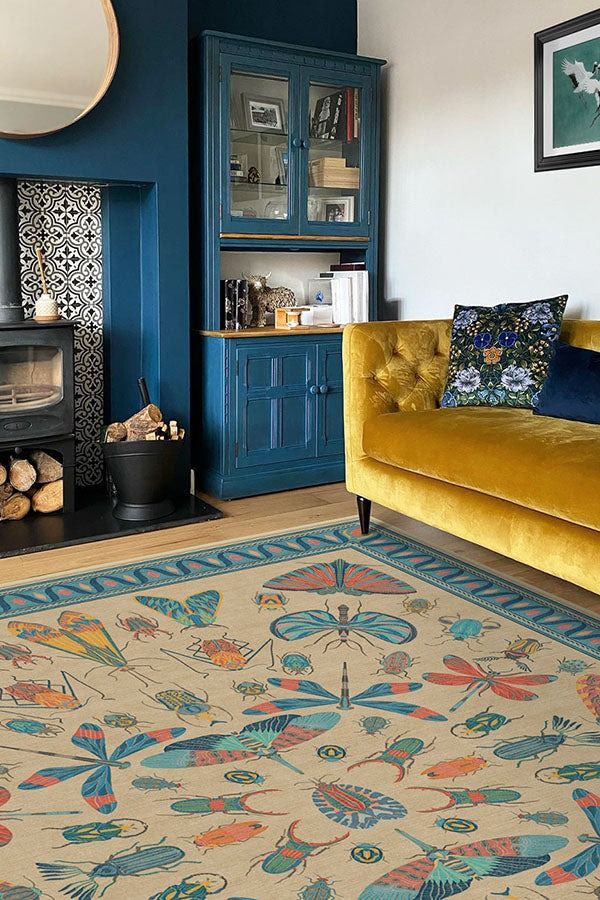 Iris Apfel Flutterby Multicolor Rug 9x12 thumbnail 2