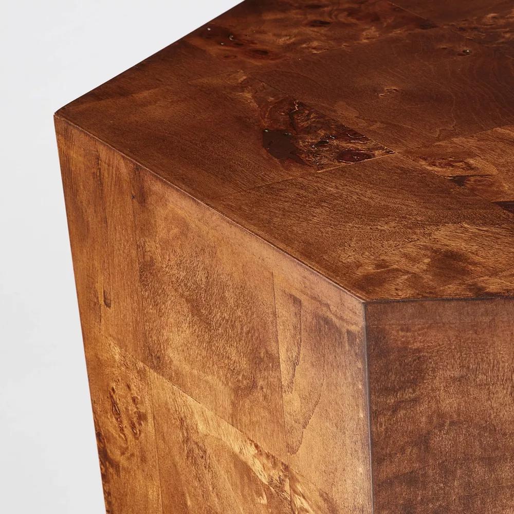 Ogden Burled Wood Accent Table thumbnail 3