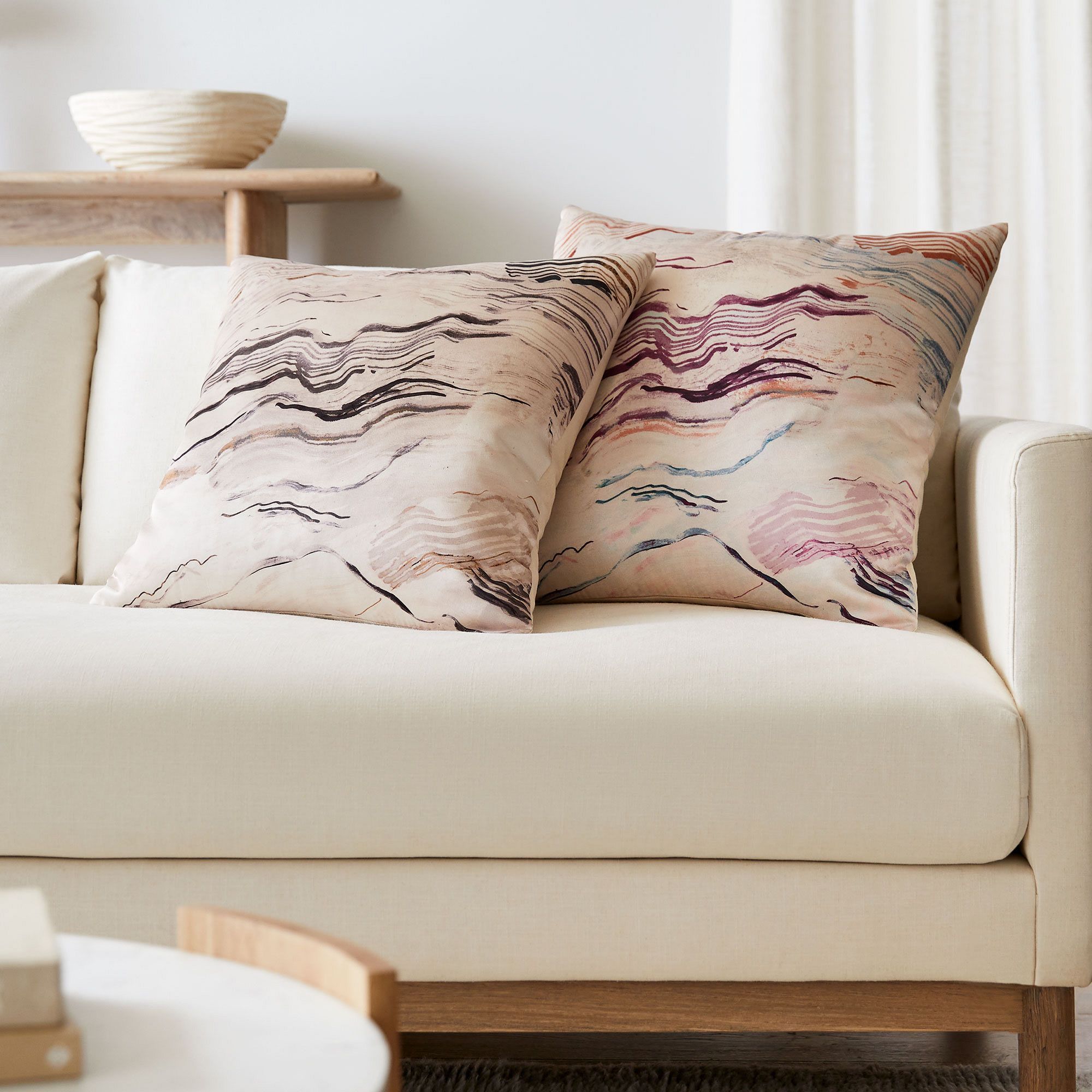 Painted Lines Pillow Cover thumbnail 2