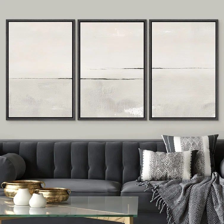 Duotone Pastel Wall Art 3 Pieces Print thumbnail 2