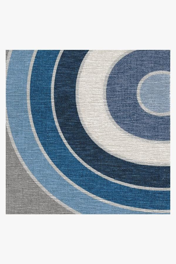 Jonathan Adler Milano Blue Steel Rug thumbnail 3