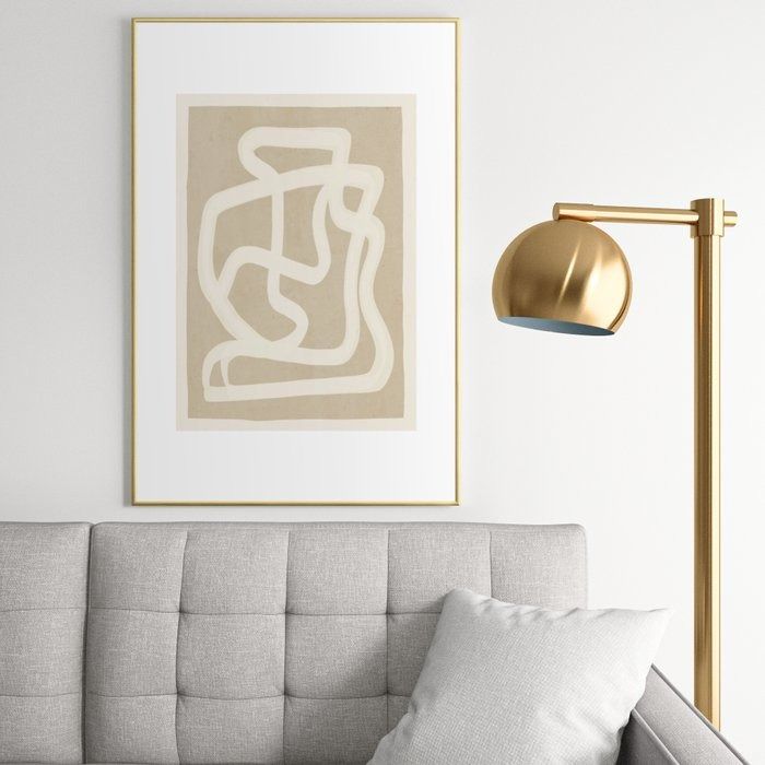 Abstract Lines 23 Framed Art Print thumbnail 2